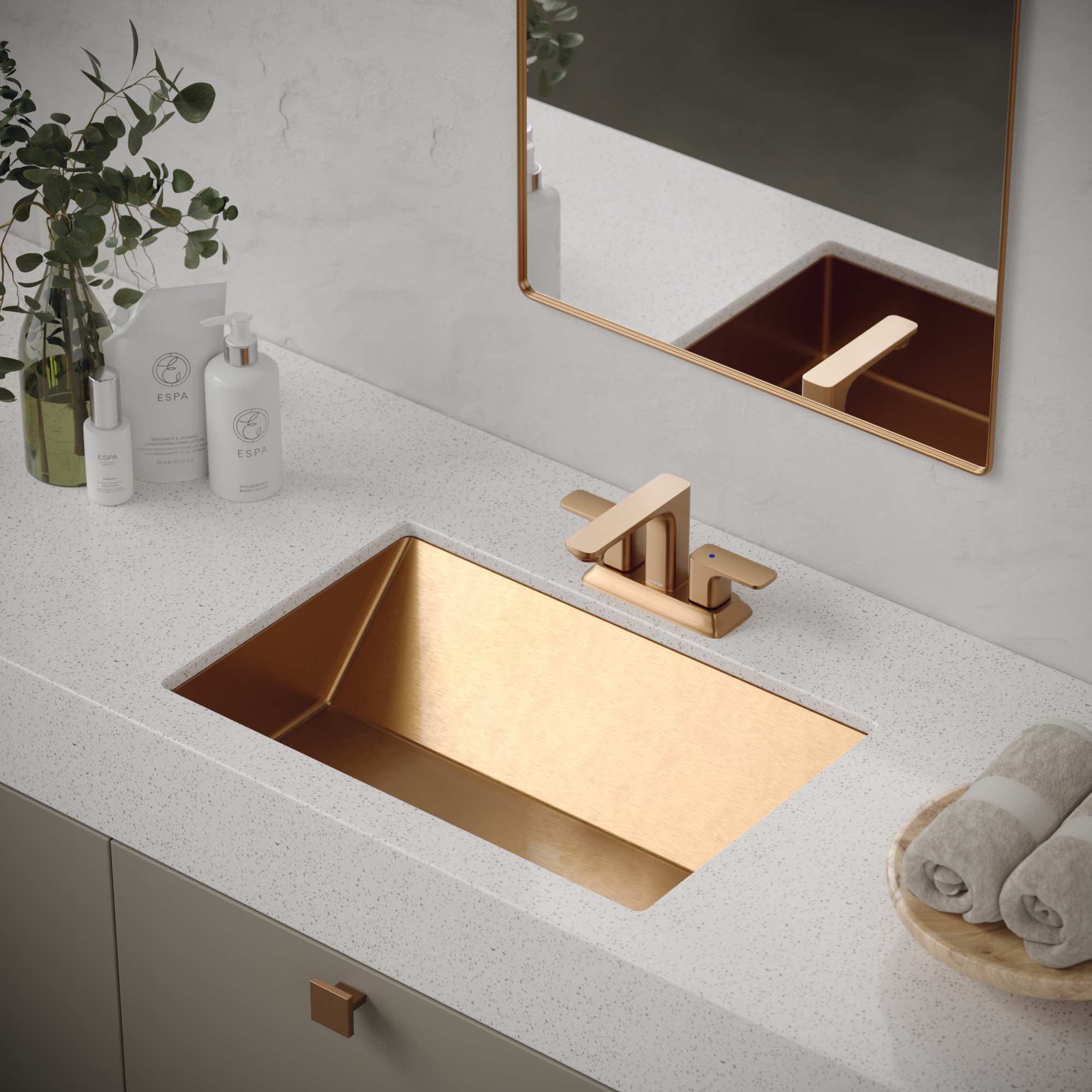 Karran Venda 1.2 GPM Double Lever Handle Lead-free Brass ADA Bathroom